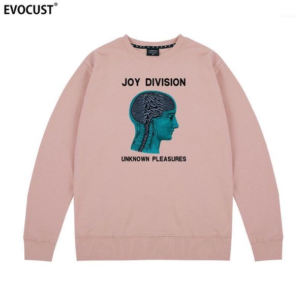 

men's hoodies & sweatshirts joy division unknown pleasure fashion graphic punk funny streetwear hip hop men women combed cotton1, Black