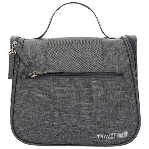

gray vanity women men toilet toiletry kit cosmetic makeup make up bag case for travel organizer pouch1