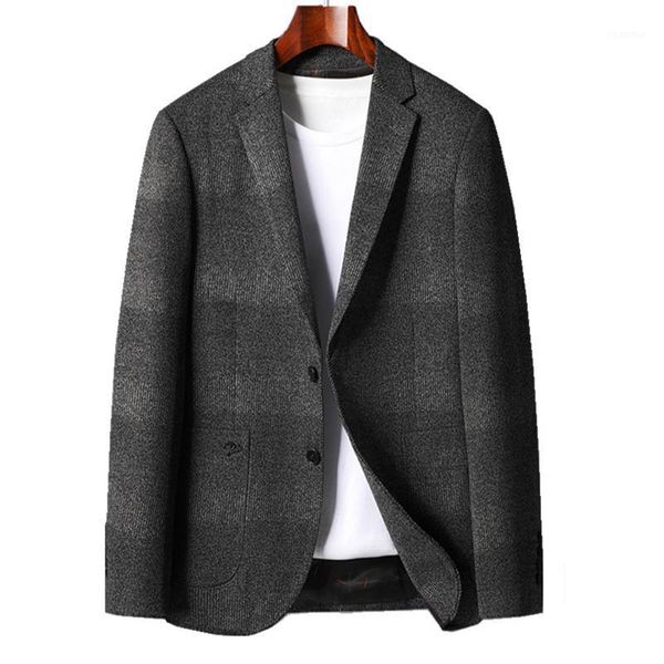 

blazer men suit jackets autumn youth long sleeve single-breasted leisure coat plus size s-3xl brand male loose blazer masculino1, White;black