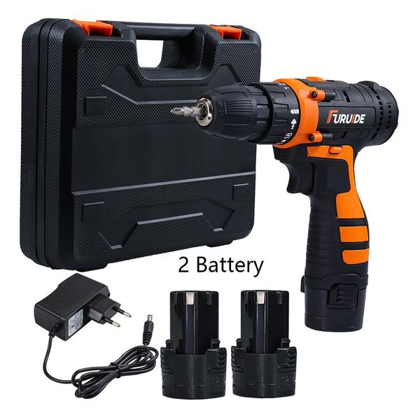 

12v drill tools parafusadeira electric power screwdriver cordless taladro 2 speed inalambrico yxlwmc xhhair