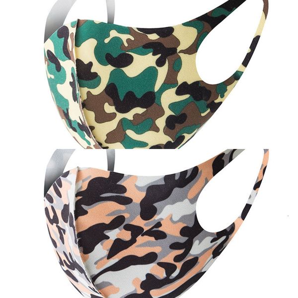 

u cycling dustproof anti-dust anti-smog breathable washable camouflage outdoor sports face masks 4u