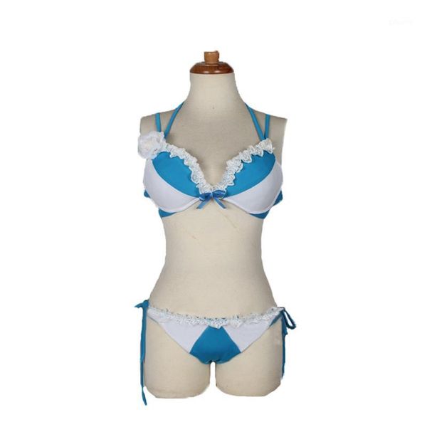 

fate/extella tamamo no mae swimsuit lovely uniform cosplay costume summer pool swimwear daily suit for women1, Black