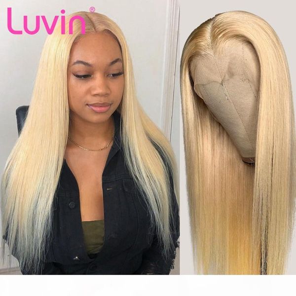 

средняя часть 28 30 дюймов straight 613 blonde фронта шнурка человеческих волос парики remy transparent glueless фронтальная парик pre щипко, Black;brown