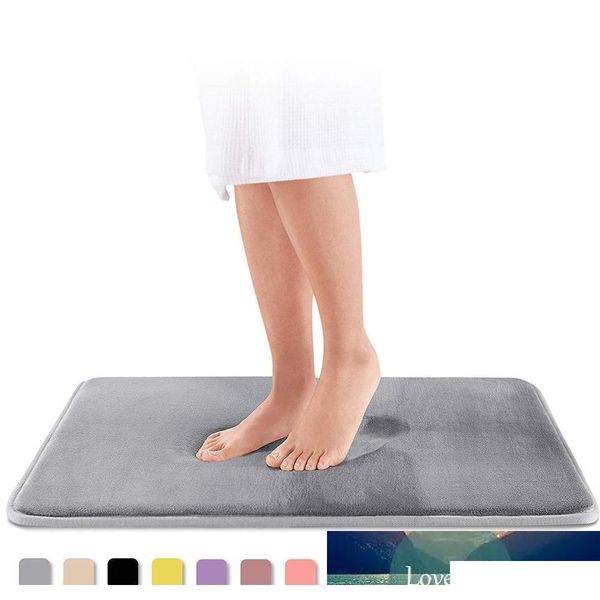 

home bath mat non-slip bathroom carpet soft coral fleece memory foam rug mat kitchen toilet floor sqcnwj wphome