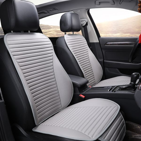 

easy clean not moves car seat cushions, accessories four seasons universal pu leather non slide seats cover water proof e6 x30