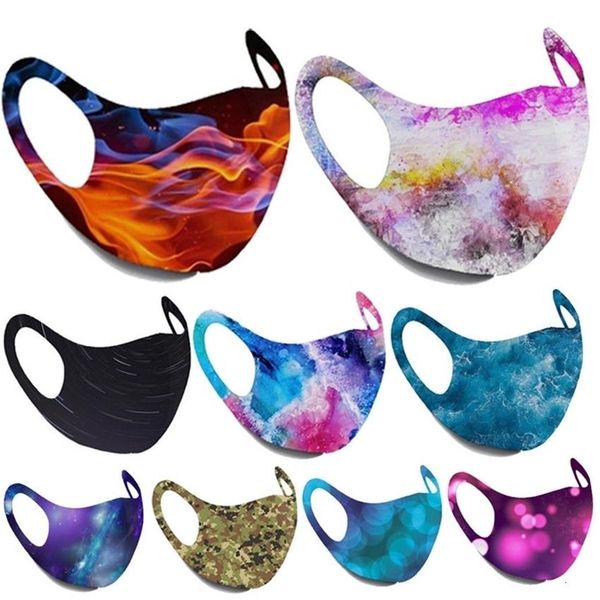 

hanging starry camouflage flame face camo designer masks mask disposable printing sky fashion dust ear dsdut