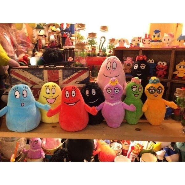 Família Barbapapa Grátis Nove Brinquedos de Pelúcia Tridimensional 220315