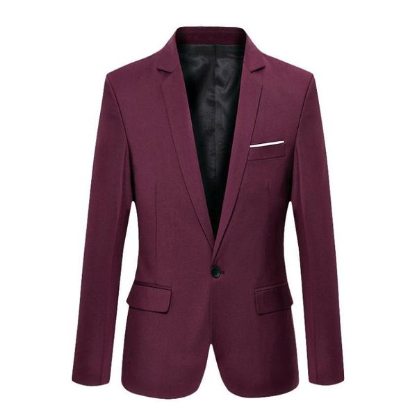 

new arrival brand clothing men's autumn suit blazer men fashion slim male suits casual solid color masculine blazer size m-3xl, White;black