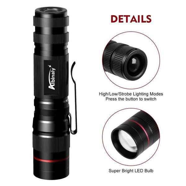 

портативный светодиодный фонарик q5 водонепроницаемый факел фонарик масштабируемые 3 режимы led водонепроницаемый фонарик кемпинг свет испол