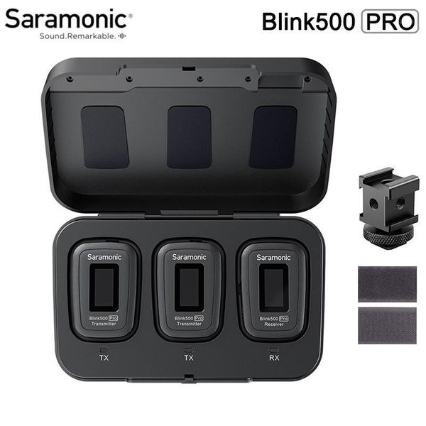 

saramonic blink 500 blink500 pro b1 b2 lavalier microphone wireless dual channel studio condenser interview mic for dslr, phone1