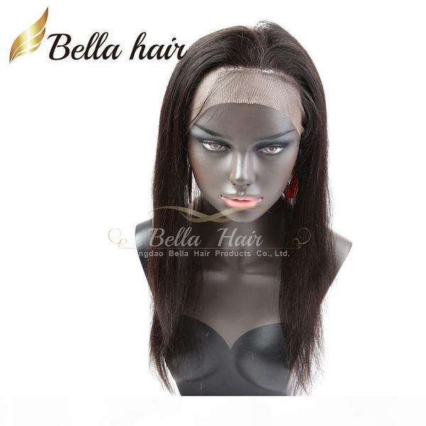 

360 lace band frontal closures grade 8a brazilian virgin hair silky straight 360 lace frontal 13*2 bella hair ing, Black