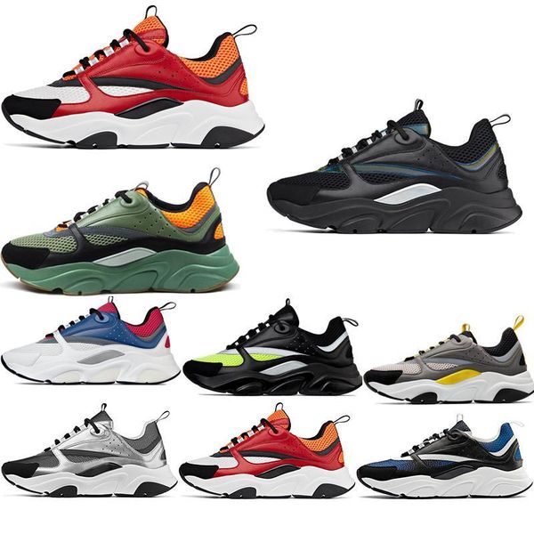 

b22 sneaker calfskin men trainers low casual shoes women flat canvas sneaker retro patchwork men designer shoes sneaker cotton laces y8, Black