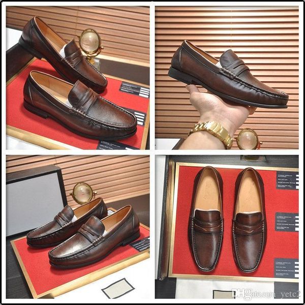 

q4 new fashion casual mens luxury designer dress shoes leather cow genuine lace-up italian stylist flat formal oxfords white wedding shoe 22, Black