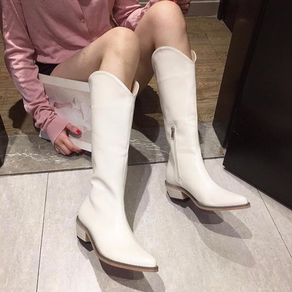 

boots 2021 shoes women black over the knee female autumn winter lady thigh high botas mujer r14-02