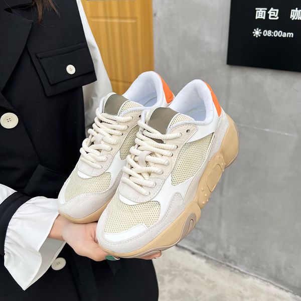 

lovers sports shoes trainers outdoor sneakers comfortable ultra-light sole casual cow leather breathable mesh lace-up running jogging walkin, Black