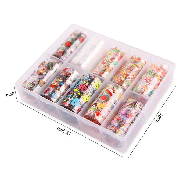

christmas art starry sky set paper sticker foil transfer rolls nail accessories
