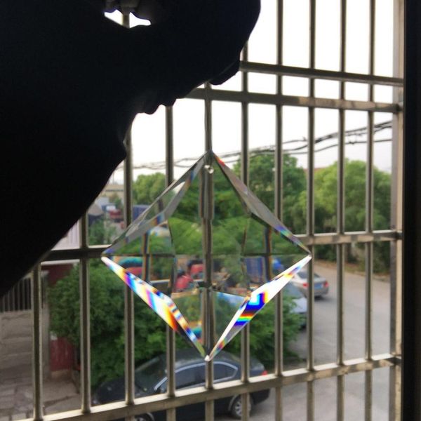

75mm window decor suncatcher crystal prism chandelier pendant party ornament hanging xms faceted 75mm window h bbyrul