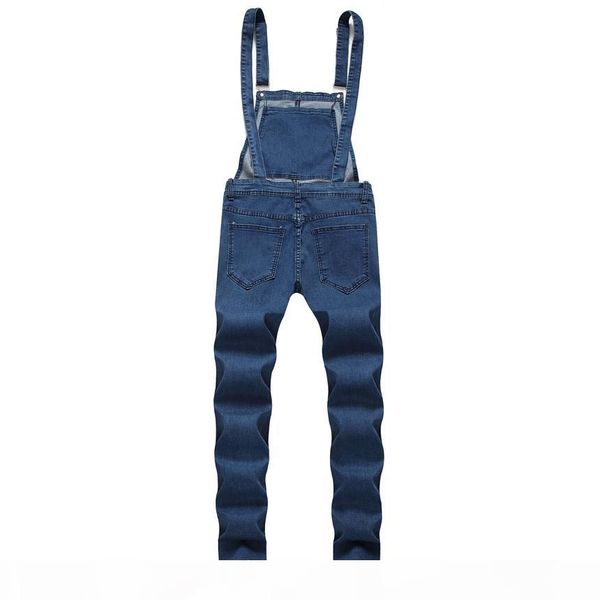 

men's vintage dungarees wash denim overalls bib overall pants 90s jean workwear mechanic jumpsuit size large, Blue