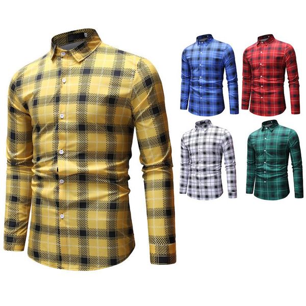 

мужская повседневная рубашка slim fit мужская повседневная кнопка на пуговицах рубашки с длинным рукавом формальные рубашки с длинным рукаво, White;black