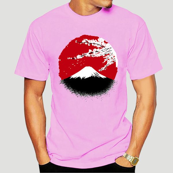 

mount fuji and cherry blossom artsy japanese scenery short sleeve wholesale 2754d sport sweatshirt hoodie t shirt