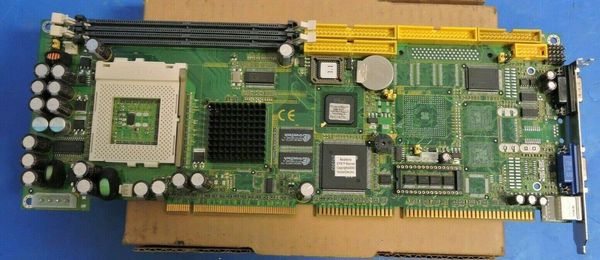 100 % OK IPC Industrie-Motherboard HiCORE-i6320 Rev 1.1 Full-Size-CPU-Karte ISA PCI Embedded Mainboard PICMG 1.0 mit CPU-RAM-LÜFTER 1 LAN