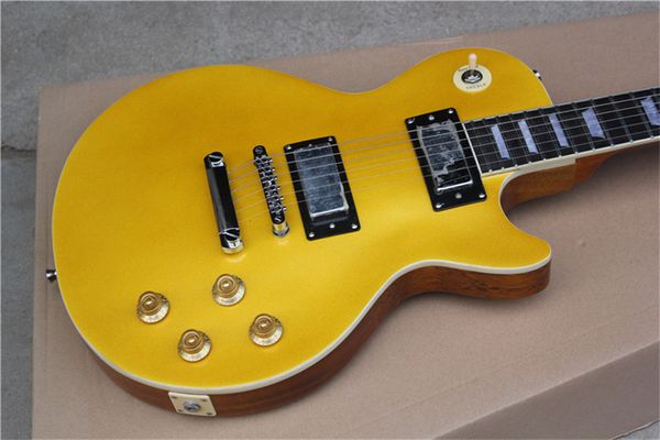 

standard electric guitar lp goldguitarra chrome hardware guitars