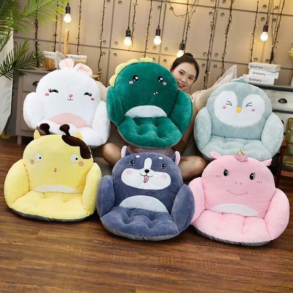 

cartoon cushion cushion pillow childrens plush toy gift christmas creative childrens floor non-slip seat cushion 001