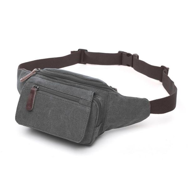 

waist bags men's leisure bag canvas with multiple colors to choose