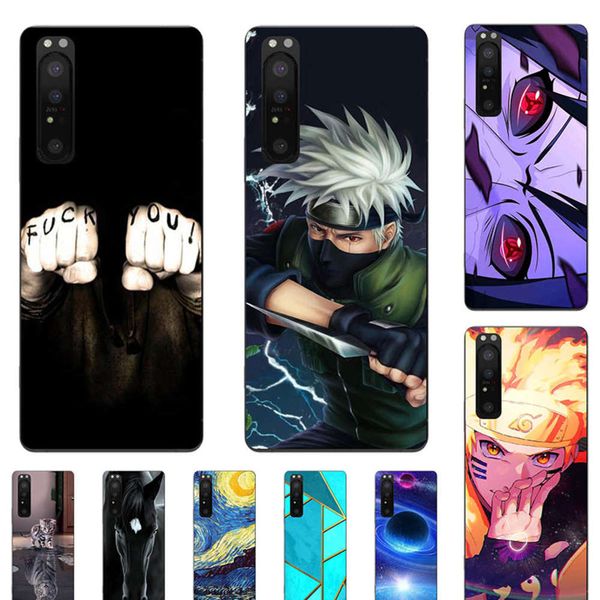 

ii cartoon silicone cover, 6.0-inch fashion shell, sony xperia 10 plus super mom and dad