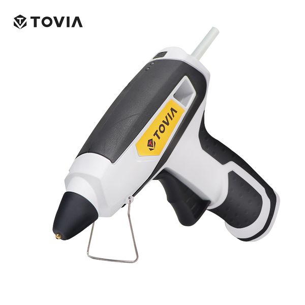 

tovia cordless glue gun wireless melt glue gun high temperature battery heat silicone glue gun for diy home repairs