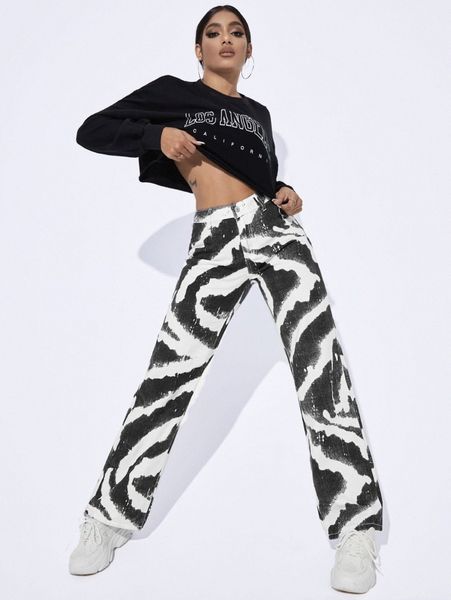 

high waisted two tone jeans g9rk#, Blue