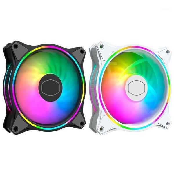 

mf120 halo dual ring addressable rgb fan for pc computer case liquid radiator cooler master masterfan1