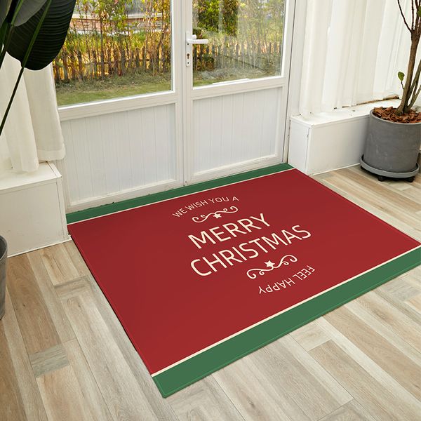 

christmas decoration nordic greenery home ground mat entrance entrance mats bedroom non-slip wear-resistant door mat