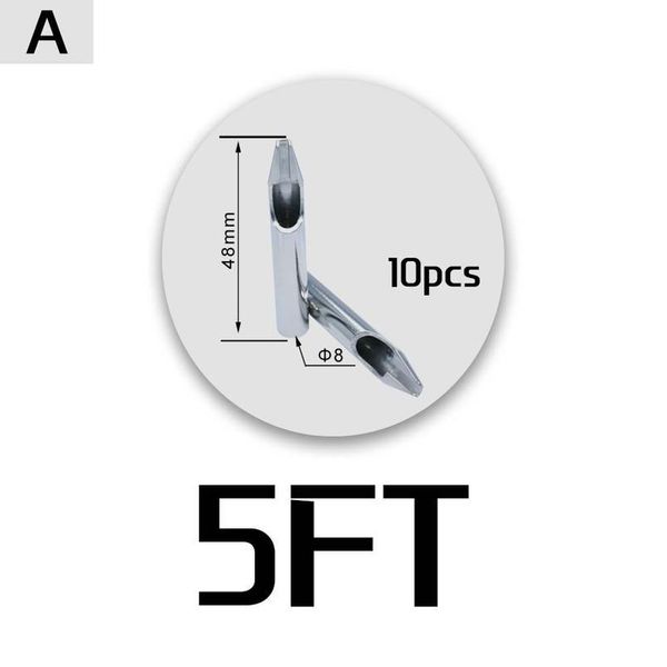 

10pcs 304 stainless steel tattoo tips kit tattoo nozzle tips 5/7/9ft for tattoo needles accessories qyltzi