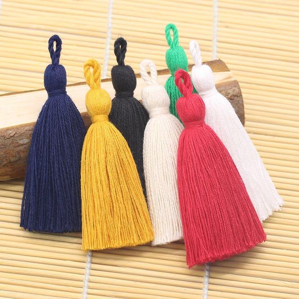 

8cm cotton tassel hanging rope fringe tassel for sewing curtains garment home decoration jewelry craft accessories 10pcs lot h wmtojn
