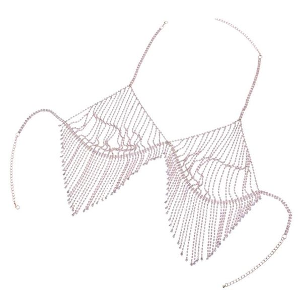 

bohemia crystal chain, bra chain fashion jewelry ladies and girls., Golden;silver