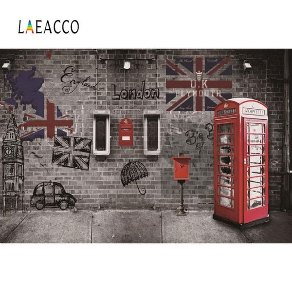 

laeacco old town brick wall telephone graffiti grunge floor party baby scenic p background pgraphy backdrop p studio