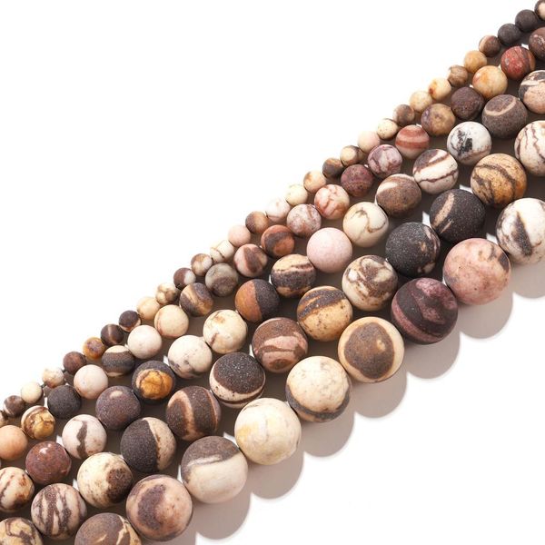 

1strand lot natural stone black zebra rhodonite bead round loose spacer beads for jewelry making findings diy bracelet necklace h bbymbh, Silver