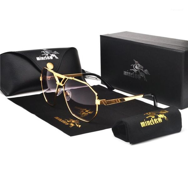

oversized square sunglasses women men vintage square hip hop punk sun glasses metal ladies fashion glasses fml1, White;black