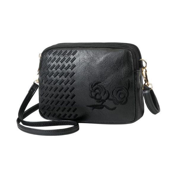 

ladies new shoulder bag designer bag wild zipper embroidered messenger messenger shoulder small square women#20
