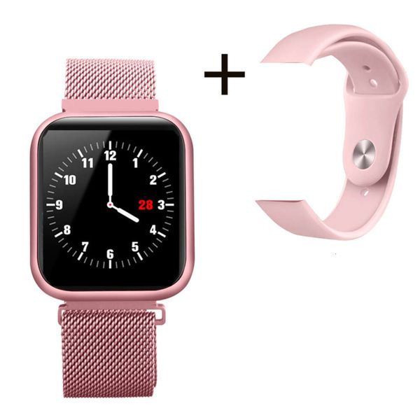 

smart watch p80 for women, sports, fashion, ip68, touch, sports heart rate tracker, p68, p70 profsional