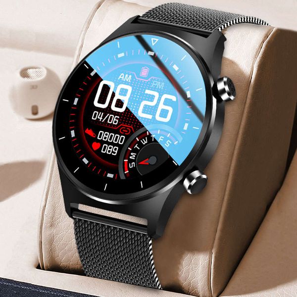 

men's diy hand surface ip68 waterproof touch screen bluetooth 5.0 activity / sports follower 2021 new smart