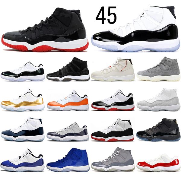 

new arrivals men jumpman 11 11s basketball shoes snake green 25th anniversary platinum tint heiress emerald womens mens sport sneakers 36-47