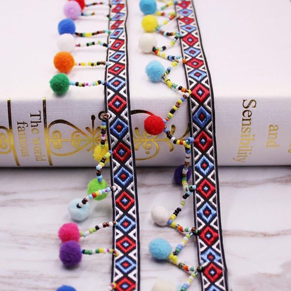 

10yards lot ribbon tassel lace diy accessories hair ball lace tassels trimming fringes for sewing clothes curtains decoration h jllymj