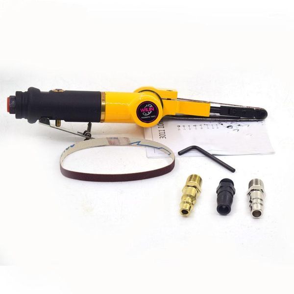 

wilin air tools belt polisher machine 10mm*330mm air belts sander 1/2 inch iron steel hub polishers sanders1