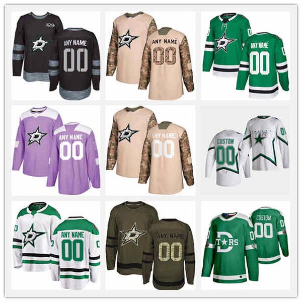 

даллас звезды 2021 обратный ретро blackout jersey jersey joel kiviranta jamie benn tyler seguin joe pavelski esa lindell corey perry seguin, Black;red
