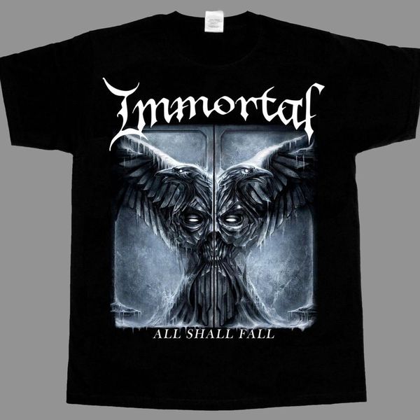 

sport immortal all shall fall new black short sleeve t shirt