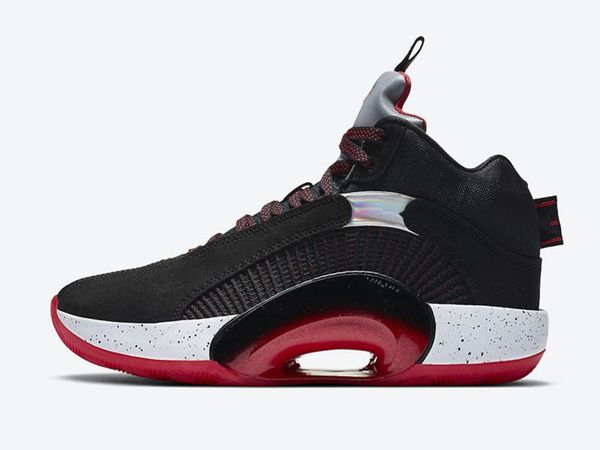 

new aj 35 xxxv classic bred kids shoes with box new jumpman xxxv sp tp pf men women sport shoes size 4-12, Black