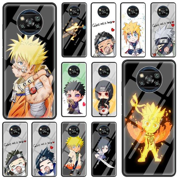 

mobile phone 11 bit x3 nfc f2 m2 note 10t 9t lite pro cc9 cc9e glass cover animation naruto sasuke