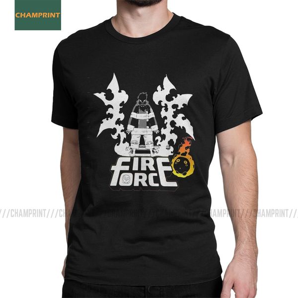 

funny fire force shinra anime enen no shouboutai kusakabe manga short sleeve plus size sport hooded sweatshirt hoodie men t shirt
